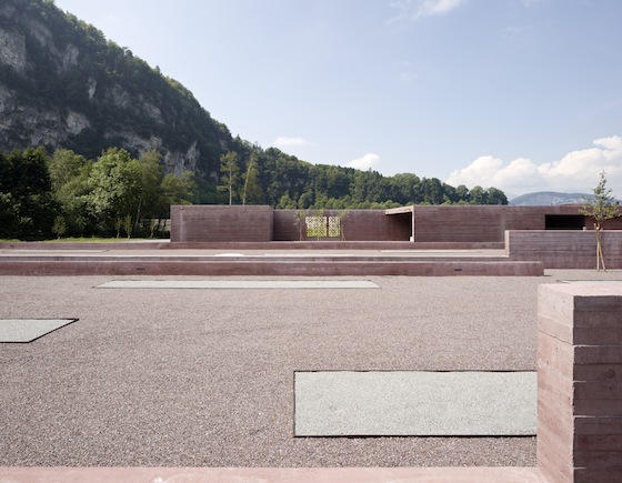 Islam, cemetery, Austria, green design, sustainable design, bernardo bader