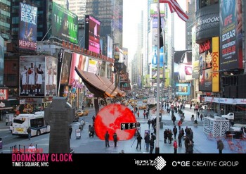 Solar-Powered Doomsday Clock by O*GE