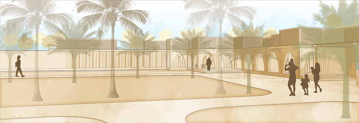 Inca Hernández, Liwa Farm Village, Abu Dhabi architecture, desert architecture UAE, Liwa Oasis sustainable design, vernacular architecture Middle East, rammed earth construction UAE, desert farming innovation, sustainable communities Abu Dhabi, Al Gharbia heritage UAE, windcatcher architecture, eco-friendly building desert, date palm farming UAE, sustainable architecture Middle East, regenerative desert design