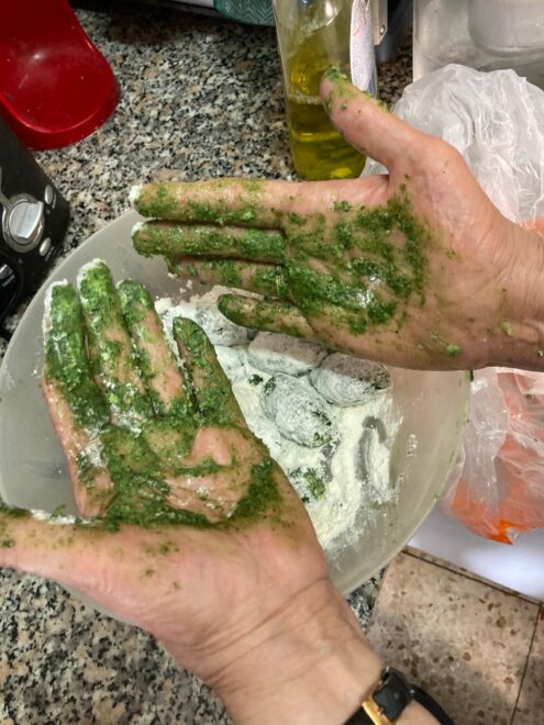 Rolling the malfatti