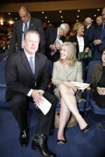 We met Al Gore and his cowboy boots in Tel Aviv