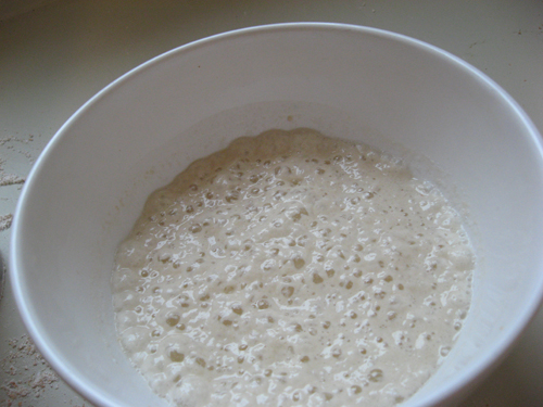 example of how to bake bread