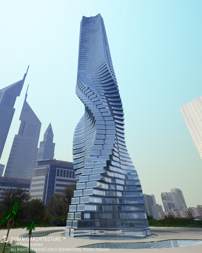 dubai rotating building