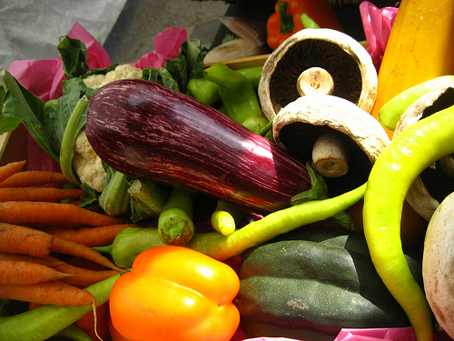 colorful vegetables