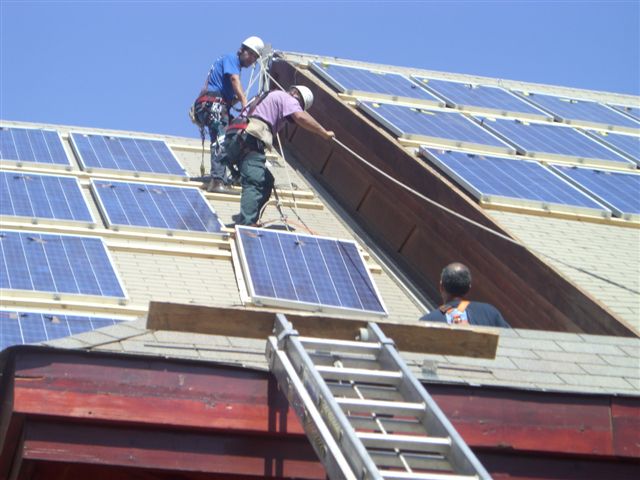 Laying Solar Panels