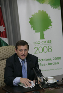 Jordanian Minister of the Environment, Khalid Irani