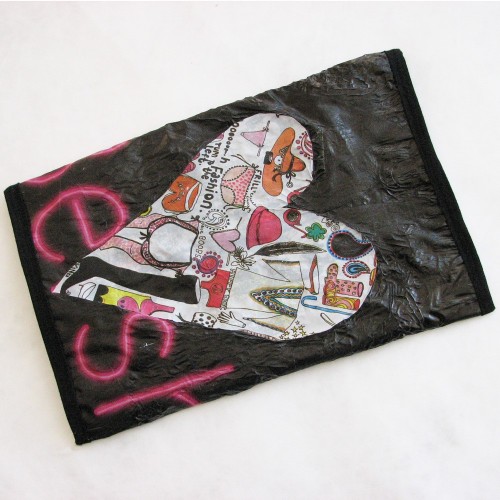 talie gordon upcycled plastic purse