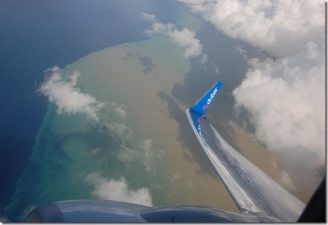 "Bird's Eye View" Raw Sewage Sighting off Beirut's Coast