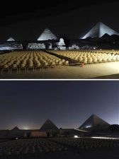 Lights Out for the Sphinx and Pyramids On Earth Hour in Egypt