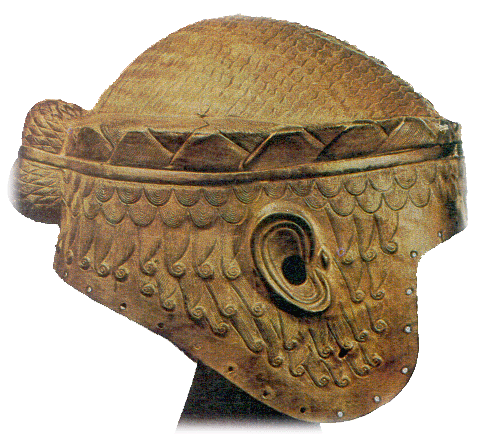 akkad helmet sculpture iraq
