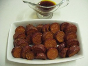 Sliced Sweet Potatoes Roasted in Date Honey