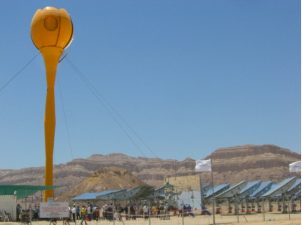 Green Prophet Sees Aora's Solar Flower Power Fire Up in the Desert