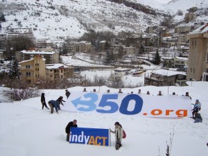 Lebanese Activists Mobilize to Protect Snow from Climate Change