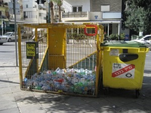 Recycling Bins Take the Form of Art in Tel Aviv