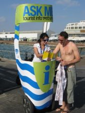 Segway Mobile Tourism Information Points Hit Tel Aviv and Jaffa