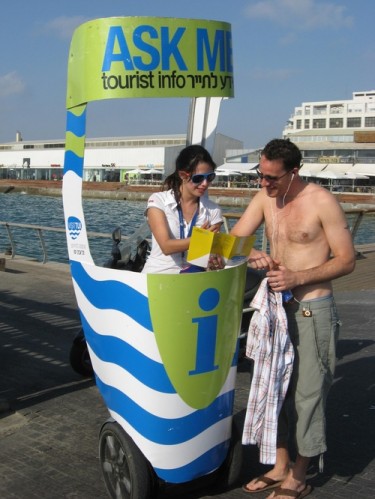 Segway Mobile Tourism Information Points Hit Tel Aviv and Jaffa