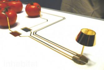 Cygalle Shapiro Creates LED Lamp Powered Organically… By Tomatoes