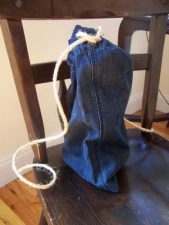Think Again: Turn Old T-Shirts Into Drawstring Bags