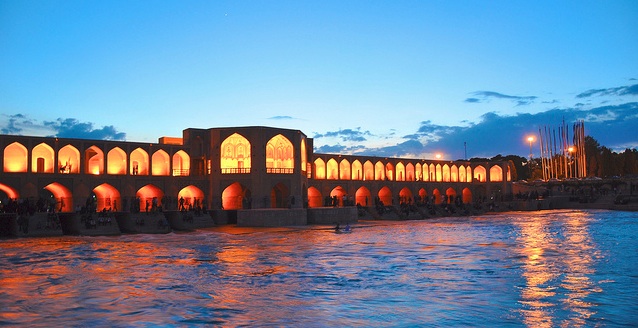 khajoo bridge iran esfaham