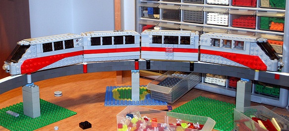 trains track lego
