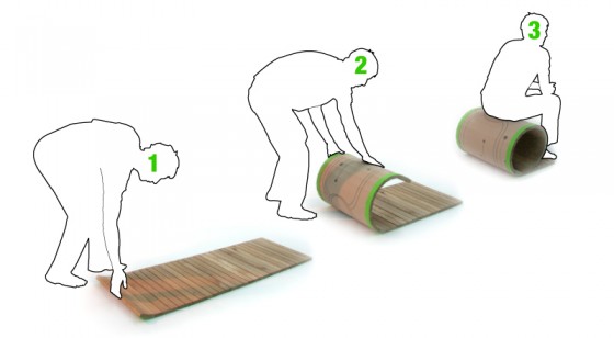 "reusable multifunctional furniture design"