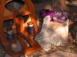 Paula Leven Handspins and Knits Wool, Bringing Totally Off-the-Grid Crafts to Etsy