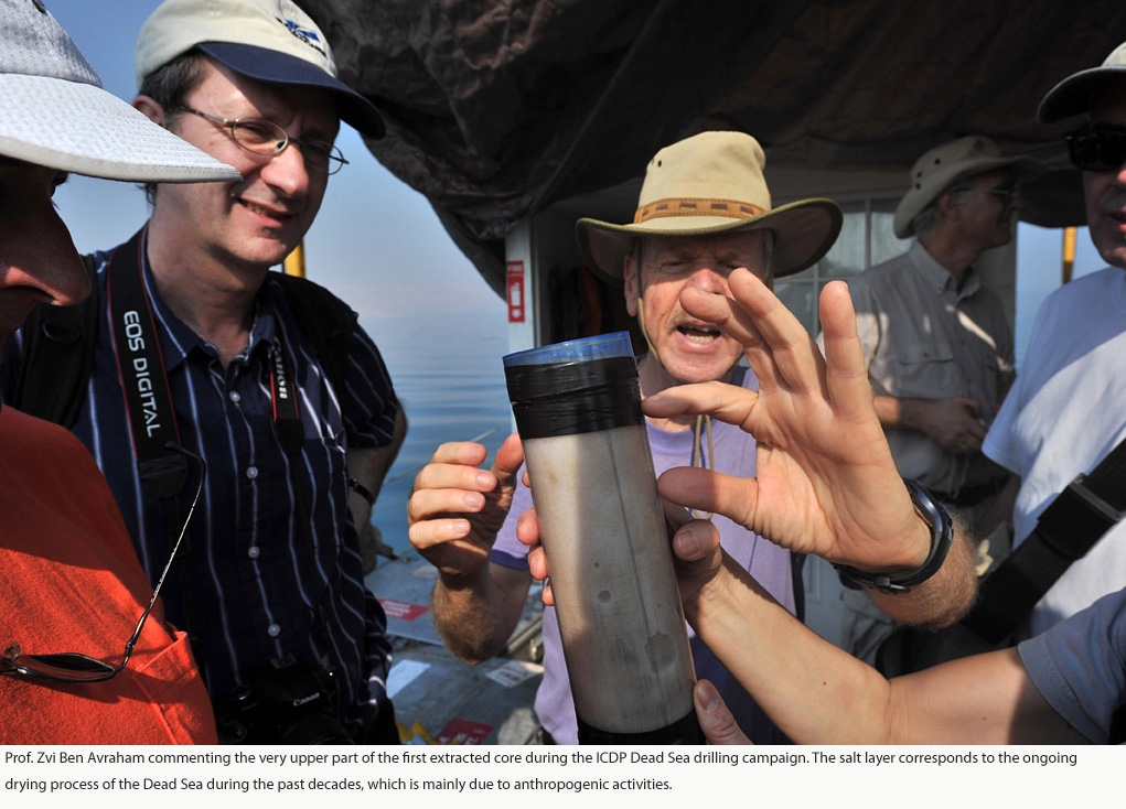 Unprecedented Climate Change Research Rig Starts Drilling At Dead Sea