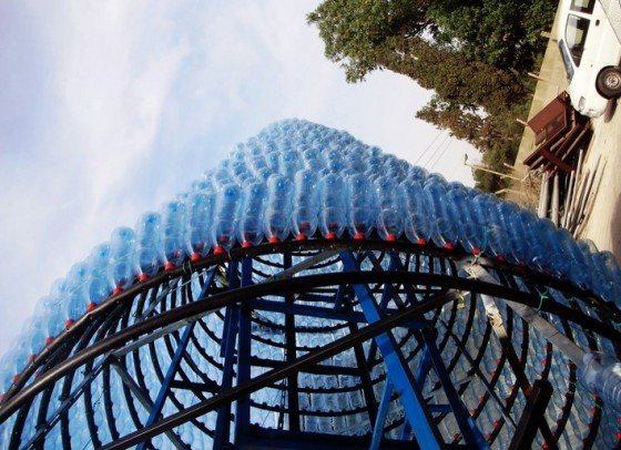 "recycled christmas tree"