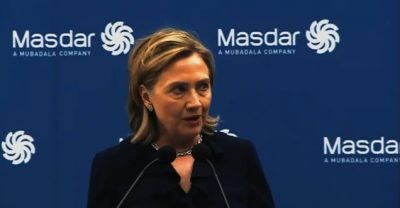 Clinton Lauds Masdar’s Renewable Energy Efforts, Is ‘Betting On The UAE’