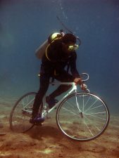 Egyptian Man Takes Biking To A Whole New Level… Under Water