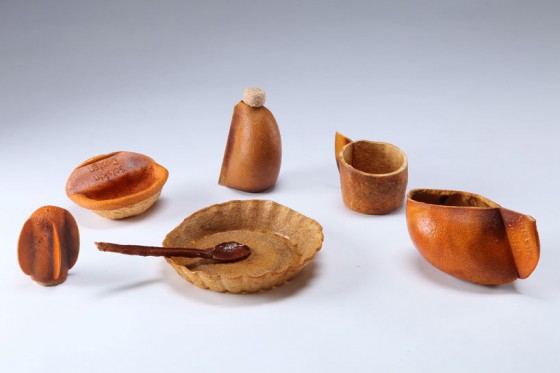 kitchen utensils made from orange peels