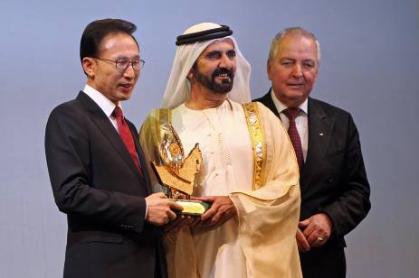 South Korean President Zayed Prize