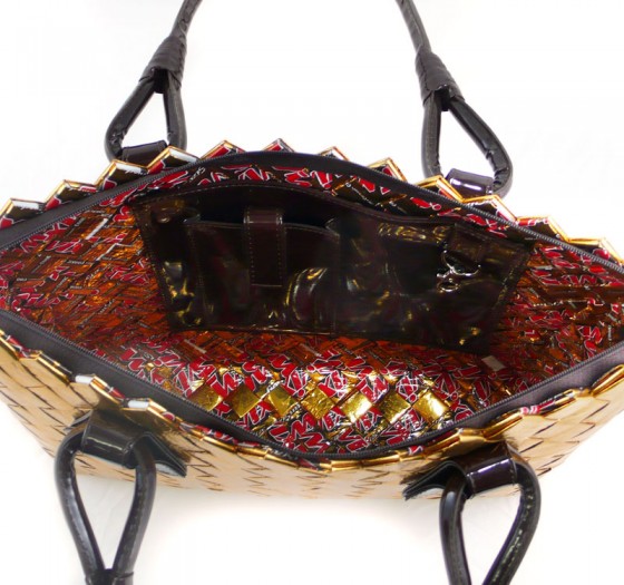 "recycled chocolate wrapper bag"