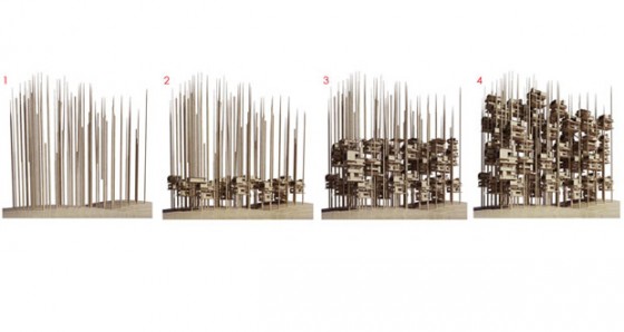 garbage city mekano architect skyscraper