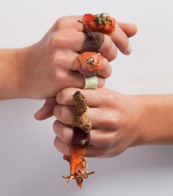 "vegetable peel jewelry"