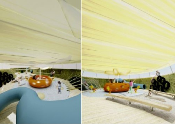 green playground hot climes