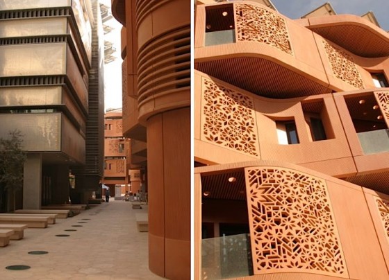 masdar-city-tafline-laylin masdar city, abu dhabi, green building, desert, zero carbon