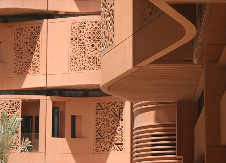 masdar-city, abu dhabi, zero carbon, green building, desert
