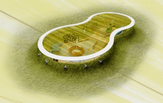 green playground for hot climes