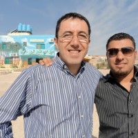 Auja director and Gidon Bromberg