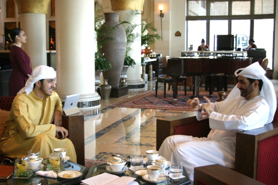 green sheikh, mina al salam hotel, dubai, environmental awareness