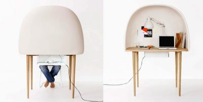 Rewrite’s Soft and Cozy Study Bubble by GamFratesi