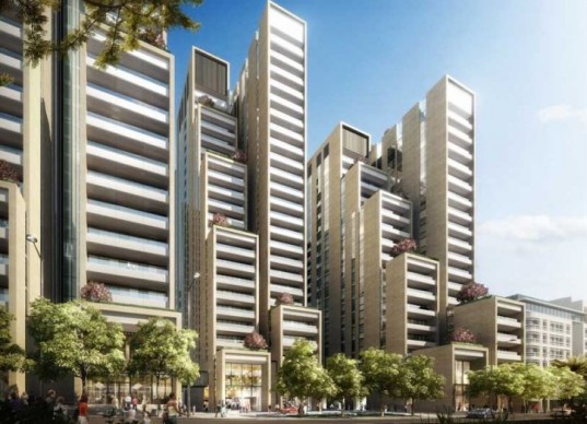 3beirut green roofed tower in Lebanon green building, sustainable development, Foster & Partners