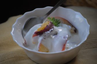 Geraniums go from planters into cool creamy treats