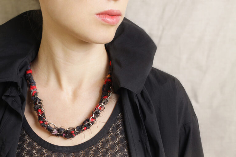 Ecco Ukka Weaves Love, Magic and Recycled Materials into Fabric Jewelry