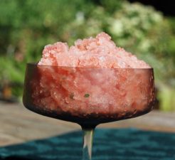 Watermelon Basil Granita recipe