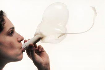 PET Bottles Upcycled Into Art Using Glass Blowing Techniques