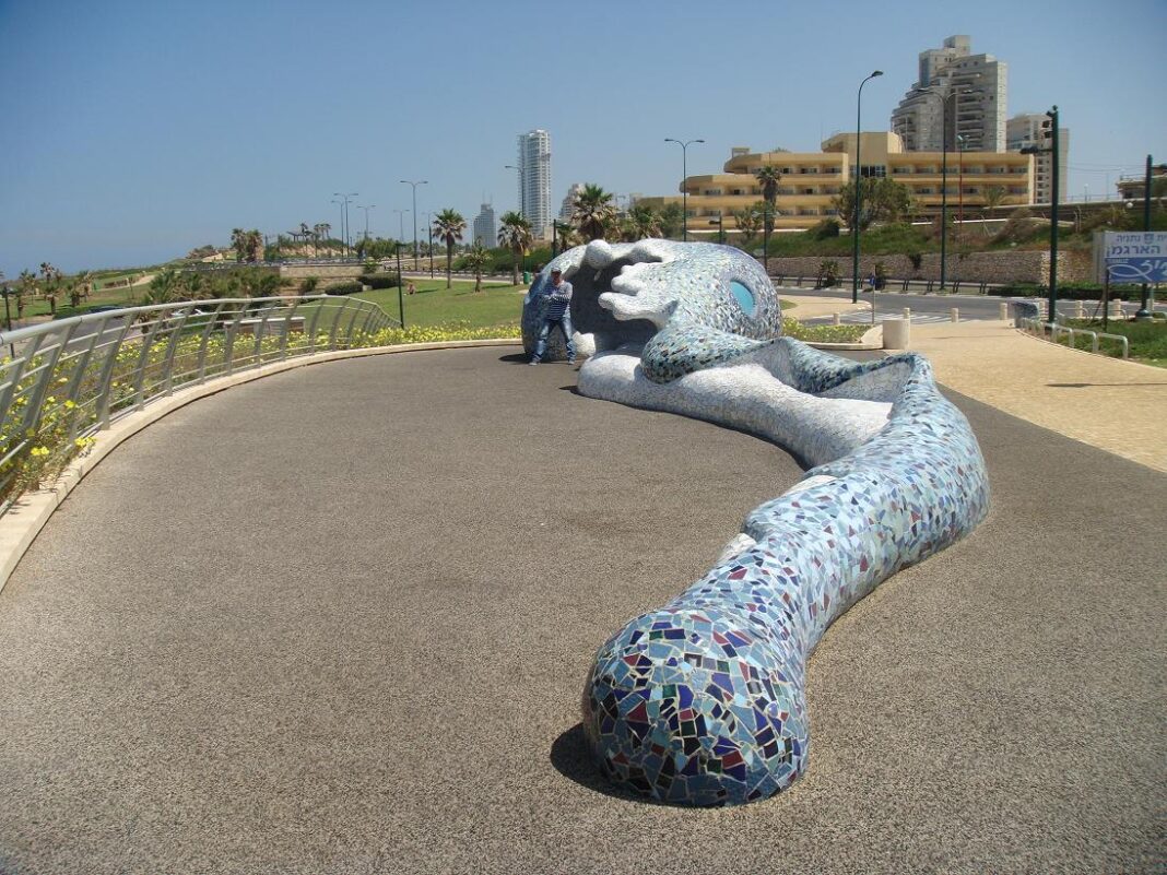 Mosaic of Lost Socks feature recyclables as Art