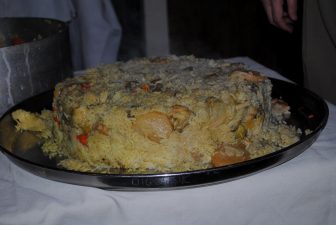 Maklubah the classic Palestinian upside-down chicken and rice dish