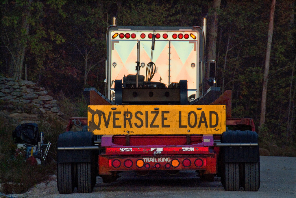 Oversize load, trucks, wastewater treatment, Dubai, Burj Khalifa, world's tallest tower